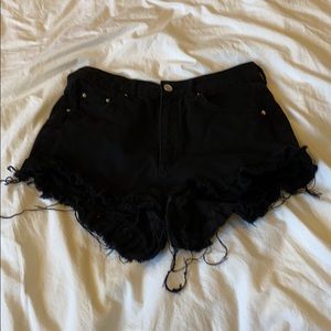 TOPSHOP HIGH WAISTED SHORTS